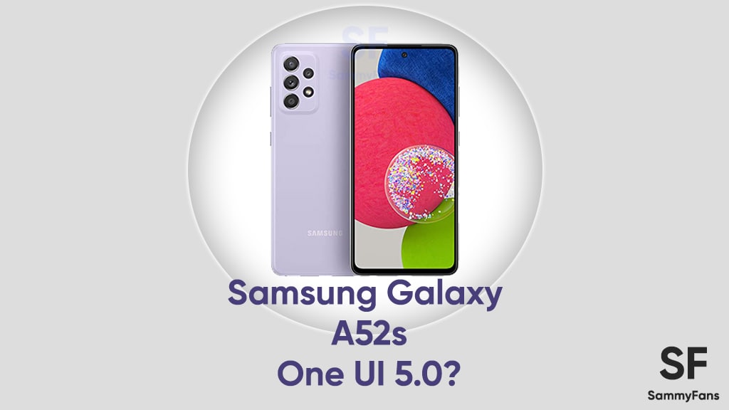 Samsung Galaxy A52s One UI 5.0