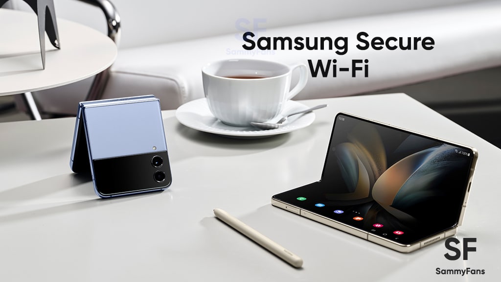 Galaxy Z Flip fold 4 secure wi-fi