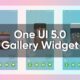 Samsung One UI 5.0 Gallery Widget