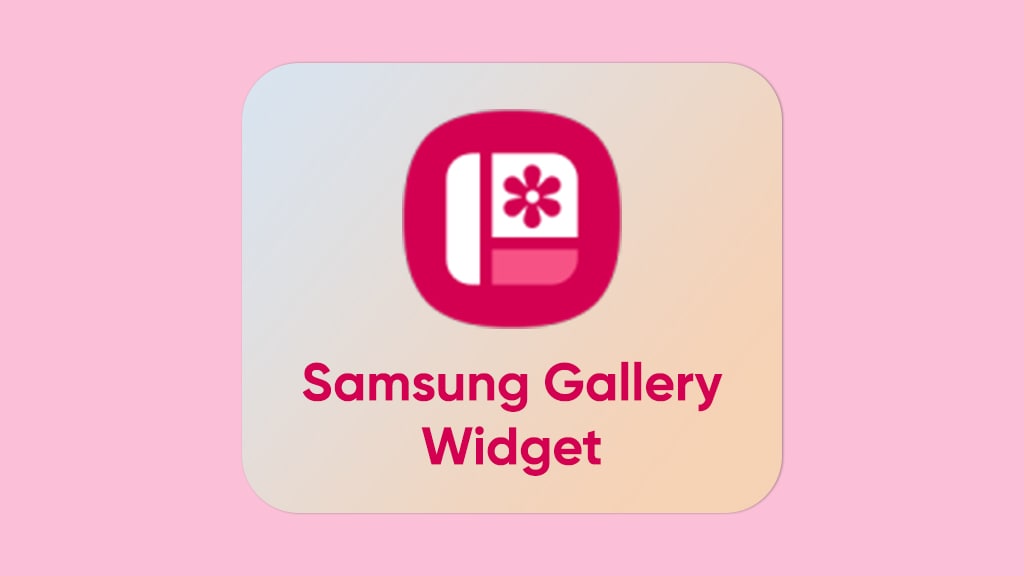Samsung Gallery widgets One UI 5.0