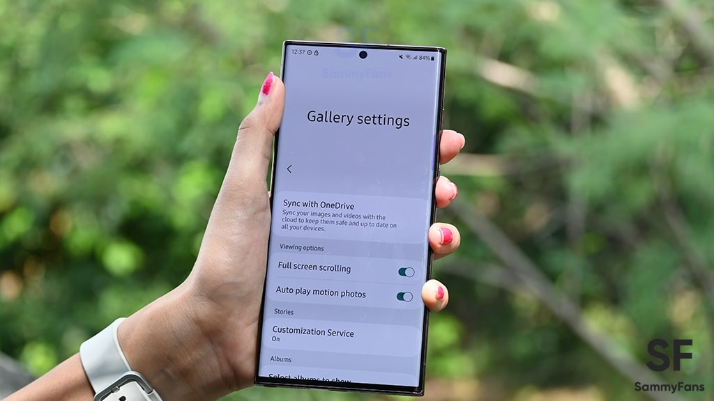 Samsung Gallery update