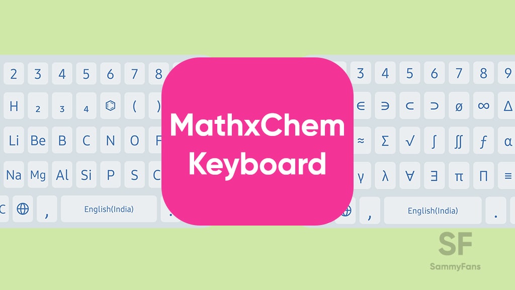 Samsung MathxChem Keyboard