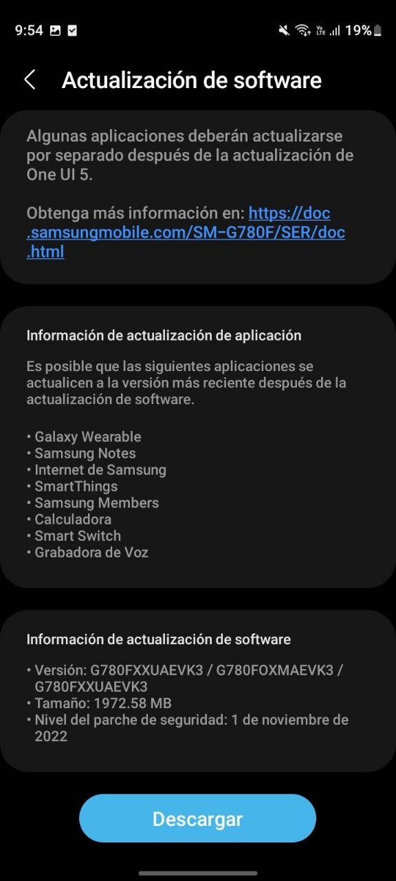 Samsung Galaxy S20 FE One UI 5.0 Update