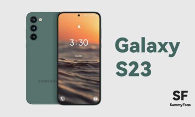 Galaxy S23 Renders Graygreen color