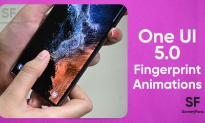 Samsung One UI 5 fingerprint animations