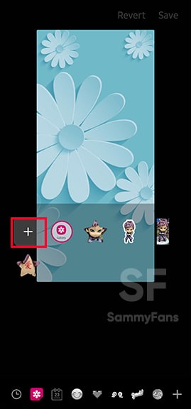 Samsung One UI 5 Custom stickers