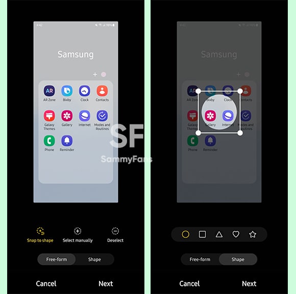 Pegatinas personalizadas Samsung One UI 5.0