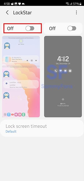 Samsung Lock Icon
