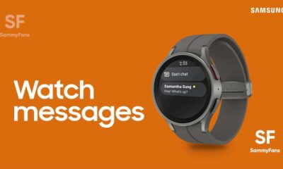 Samsung Watch 4 5 text messages
