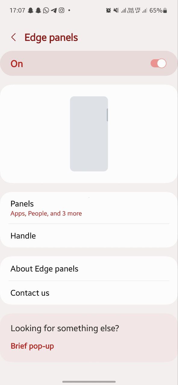 Samsung One UI 5.0 Edge Panels