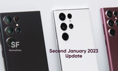Samsung Galaxy S22 second January 2023 update