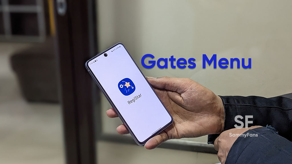 Samsung RegiStar Gates menu