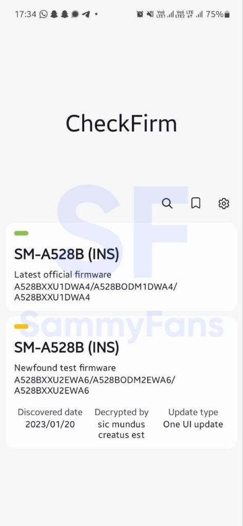 Samsung A52s One UI 5.1 update