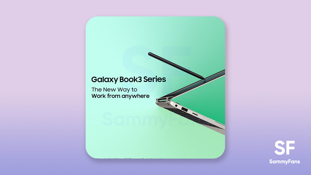 Samsung Galaxy Book3 India Reservation