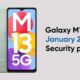 Samsung M13 January 2023 update