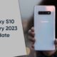 Samsung S10 January 2023 update