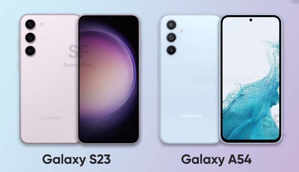 Samsung Galaxy S23 vs Galaxy S23 FE vs Galaxy A54 — what's the