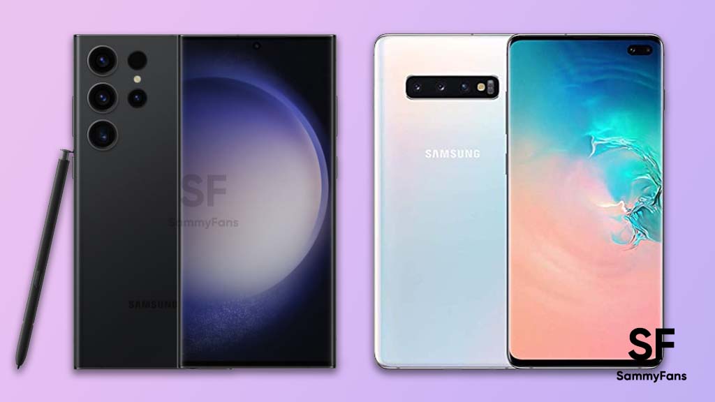 Samsung Galaxy S23 Ultra vs S10+