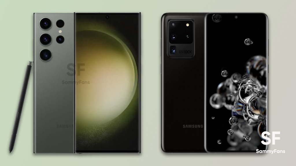 Samsung Galaxy S23 Ultra vs S20 Ultra