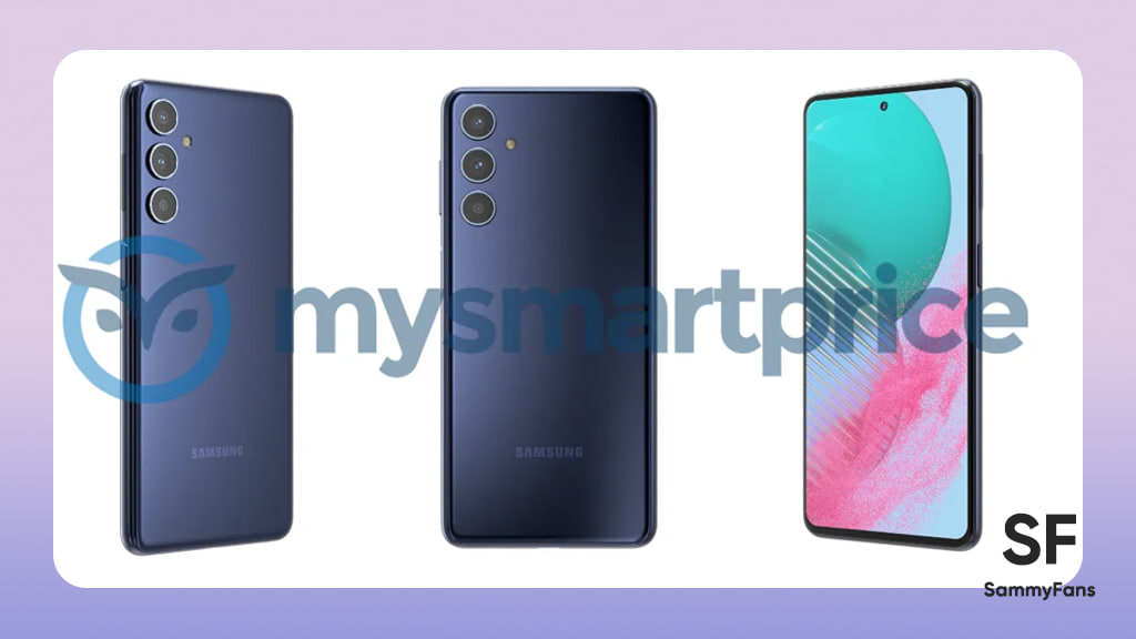 Samsung Galaxy M54 5G with Aura Glow-like colorway shines in renders ...