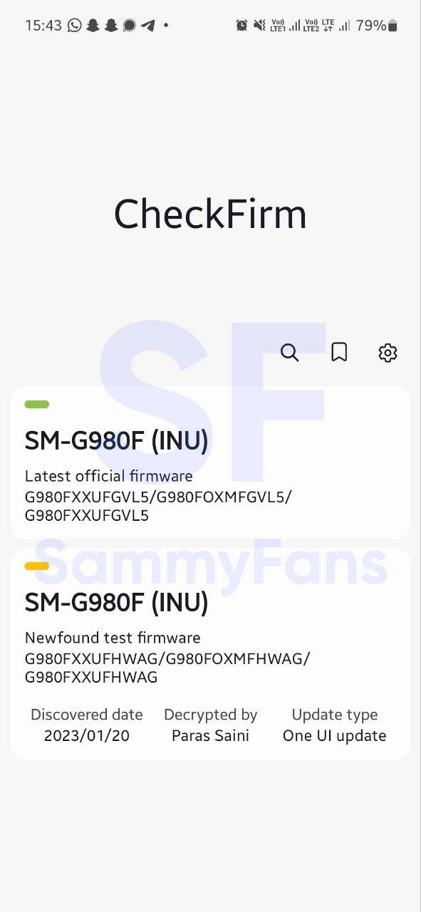 Samsung S22 S21 One UI 5.1