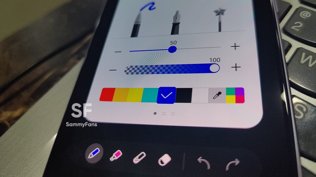 Samsung One UI 5.0 Color Picker 