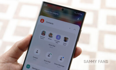 Samsung One UI 5.1 Contacts Widget