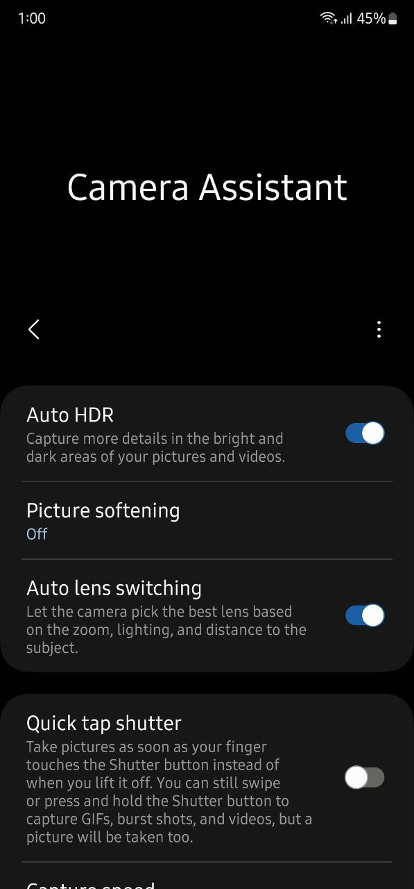 Use Samsung Camera Assistant