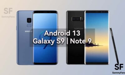 Samsung S9 Note 9 Android 13