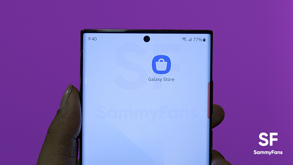 Samsung Galaxy Store App Dynamic Icons