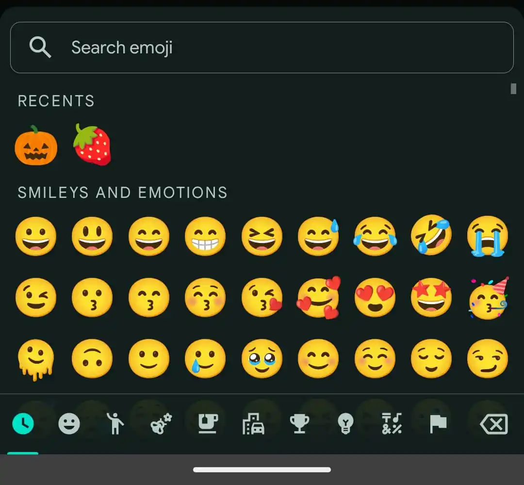 Google Messages emoji reactions