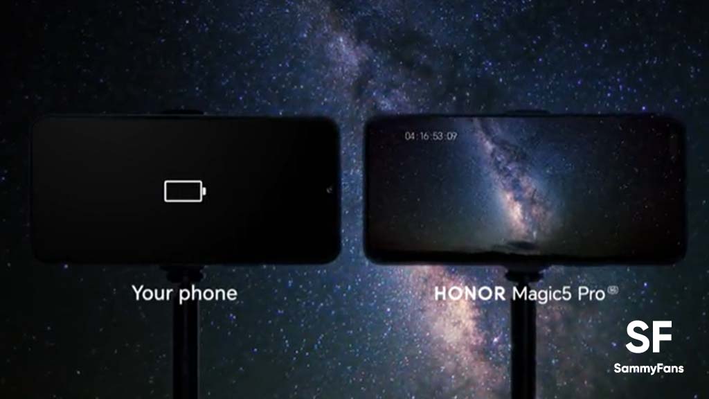Honor Magic 5 Nightography Samsung Galaxy S23 Ad