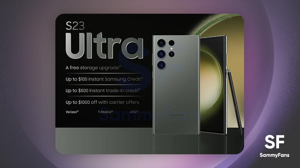 Samsung Galaxy S23 Ultra US pre-book offers
