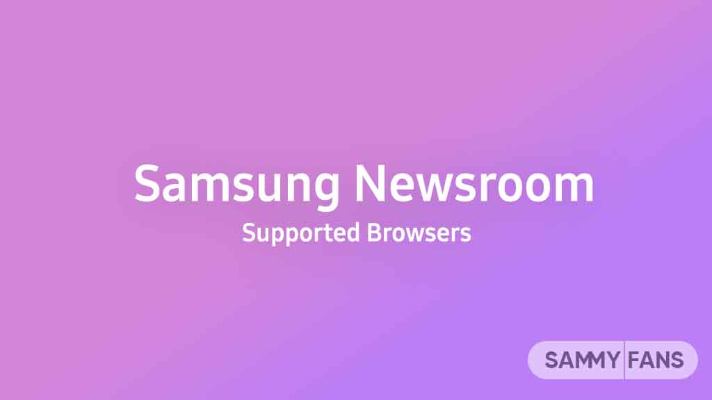 Samsung Newsroom Browsers