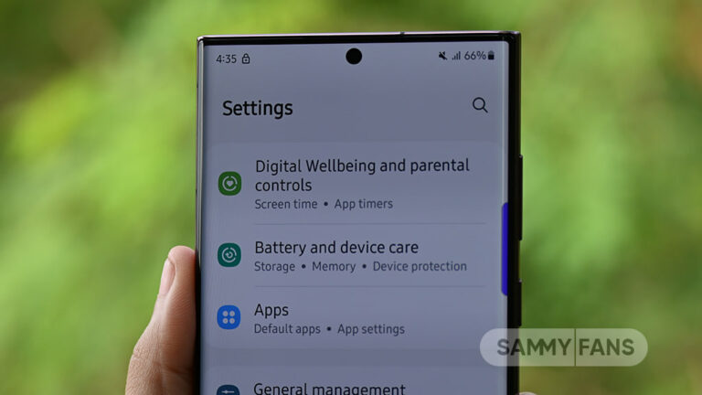 Samsung Digital Wellbeing April 2024 update
