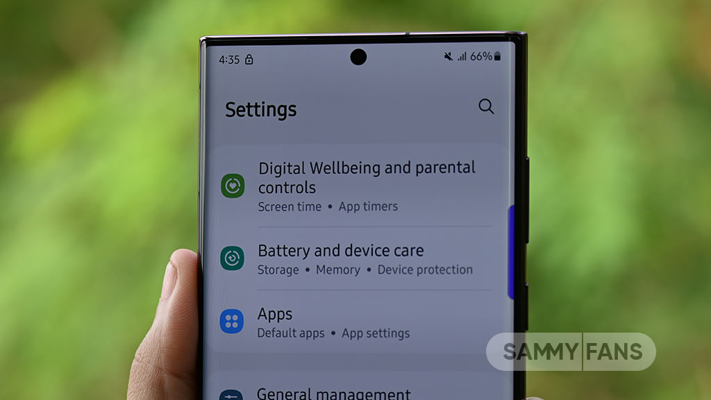 Samsung March 2023 Device Care update