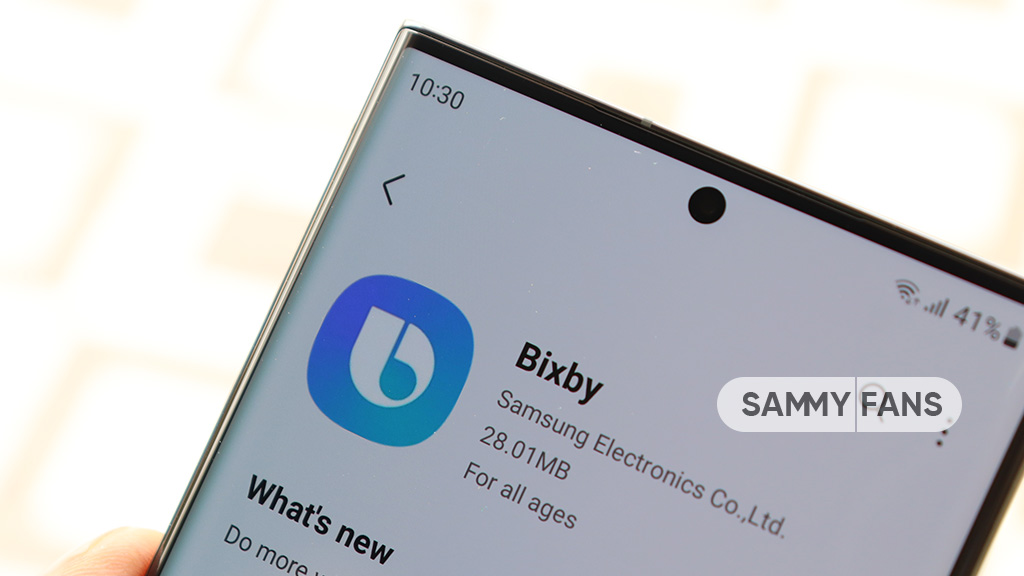 Samsung Bixby new UI