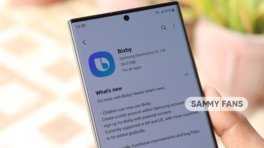 Samsung Bixby update