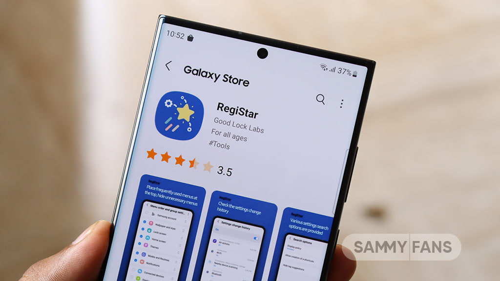 Samsung RegiStar 1.0.43 update