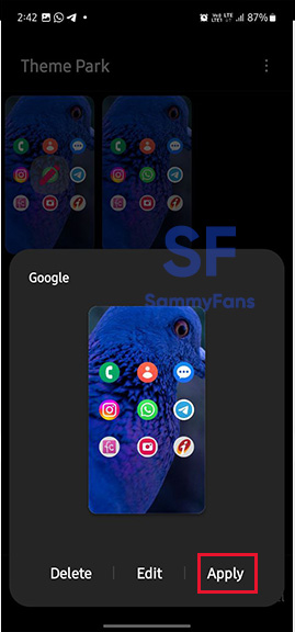 Samsung Google Pixel app icons