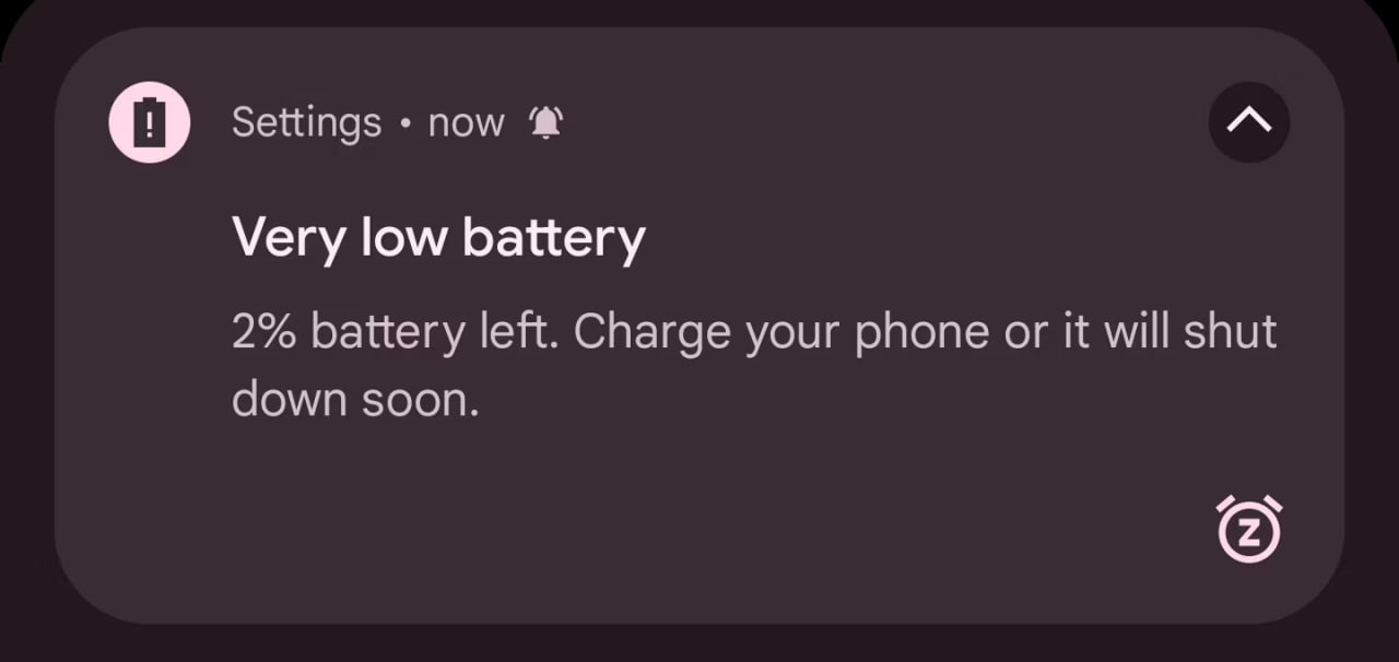 One UI 6.0 Battery Alert