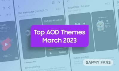 Samsung AOD Themes March 2023