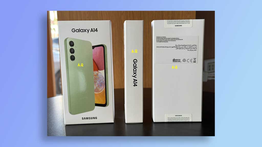 Samsung Galaxy A14 4G retail box