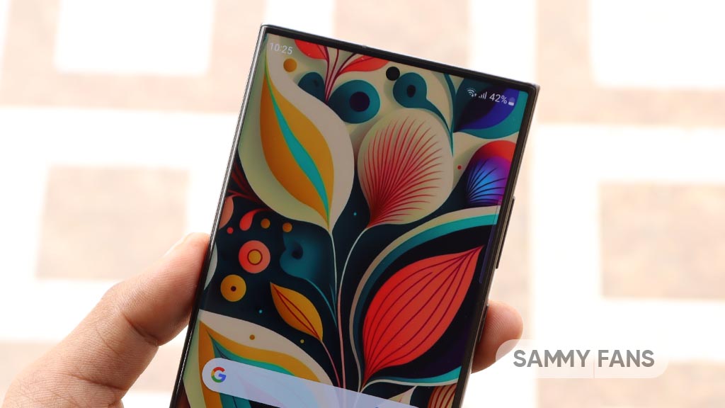 Samsung Galaxy Phone Home Screen