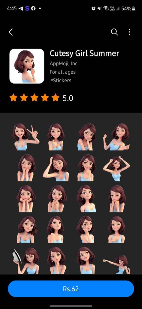 Top 5 Stickers Packs for Samsung