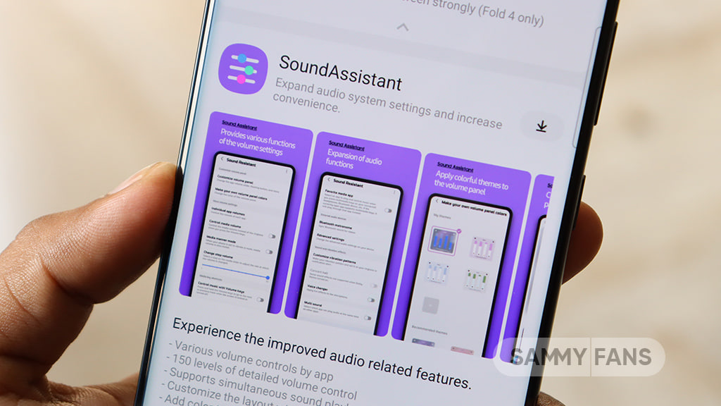 Samsung SoundAssitant update