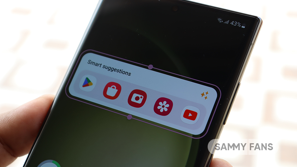 Samsung Smart Suggestions update
