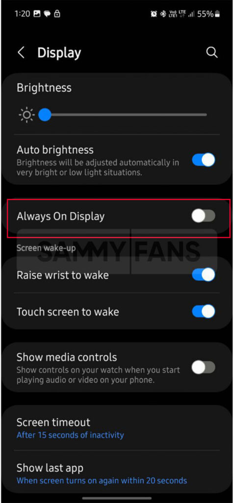 Samsung Galaxy Watch battery tips