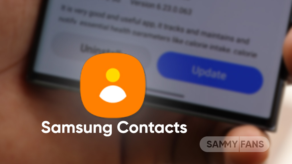 Samsung Contacts new update
