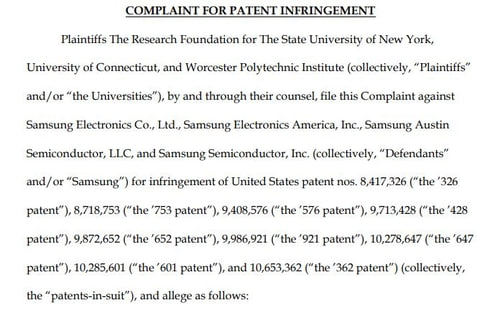 Samsung Galaxy Watch lawsuits
